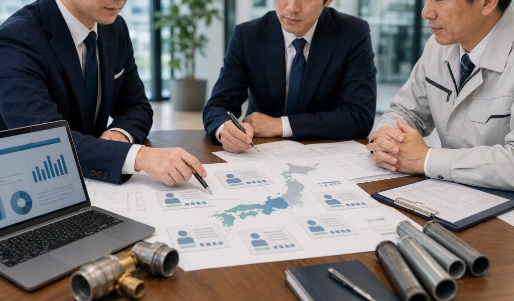 設備工事M&A事例のイメージ